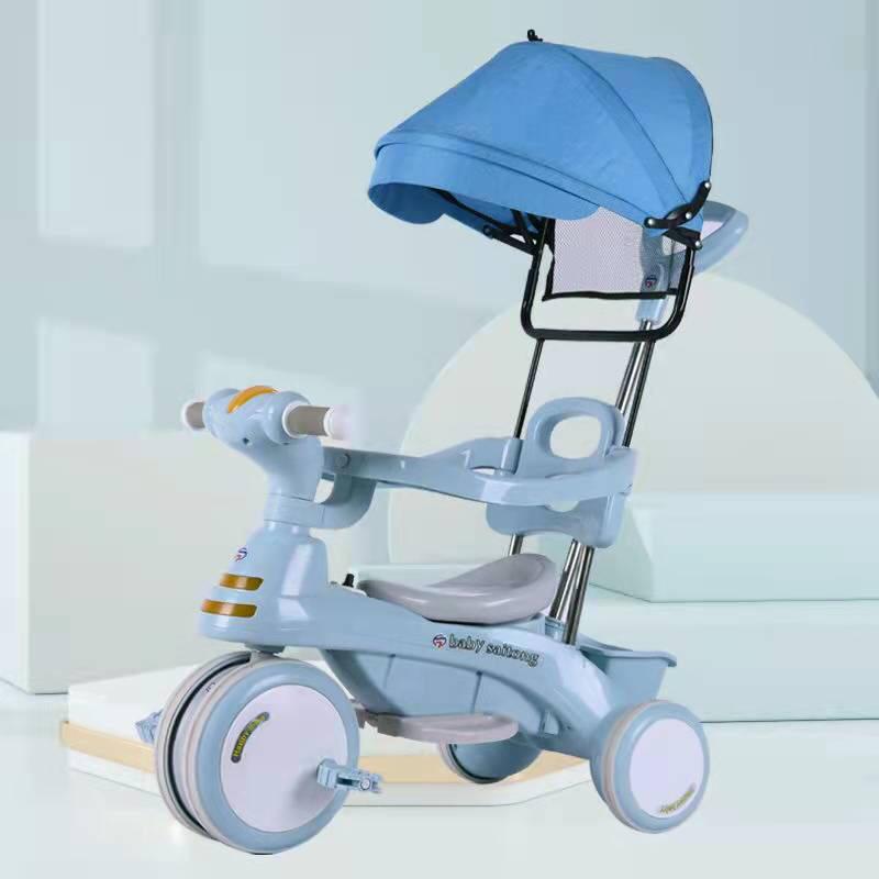 ricycle For Kids Age 4 Handle， Kids Trikes For Boys 4 In 1 1-3-2-6 Years Old Baby Tricycle Children'S Trike - Image 2