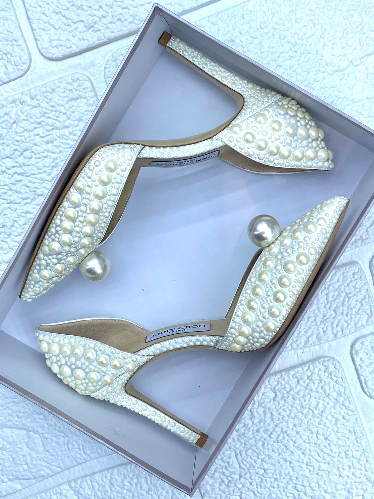 Jimmy Choo White Shoes