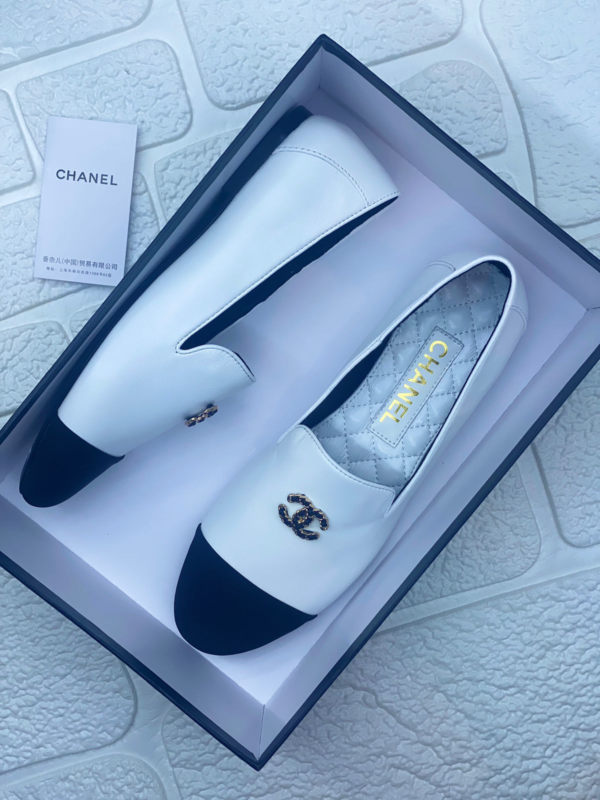 Chanel White Shoes